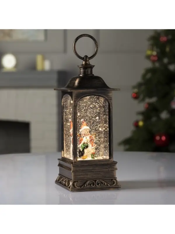 Светодиодная фигура &laquo;Снеговик и пингвин&raquo; 9&times;23&times;9 см, пластик, от батареек ААх3, USB, свечение тёплое белое