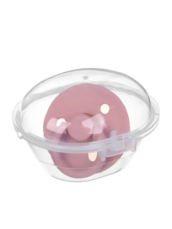 Соска - пустышка классическая, латекс, цв.пыльно-розовый, в контейнере, от 0 мес., M&B Соска - пустышка классическая, латекс, цв.пыльно-розовый, в контейнере, от 0 мес., M&B