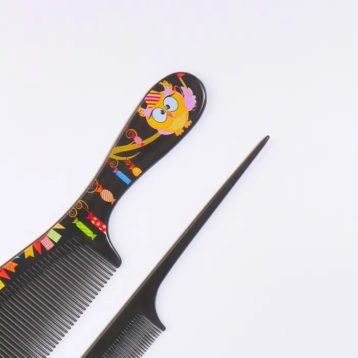 Набор расчёсок, 2 предмета, цвет чёрный Набор расчёсок, 2 предмета, цвет чёрный