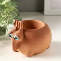 Подставка для мелочей &laquo;Медоед&raquo; 8&times;10&times;8 см, коричневый, гипс