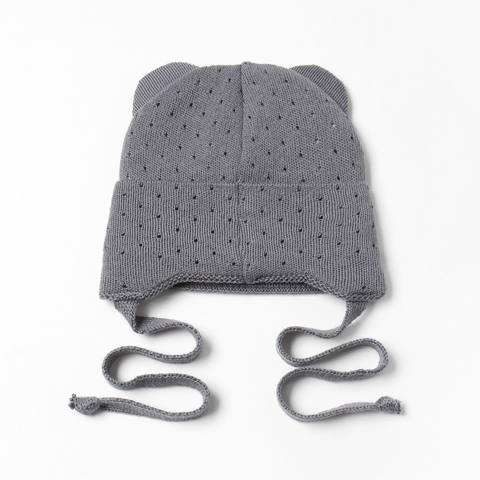 Шапка детская MINAKU, р-р 42-44, цвет серый Шапка детская MINAKU, р-р 42-44, цвет серый