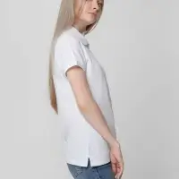 Рубашка поло женская Virma lady, белая, размер XXL