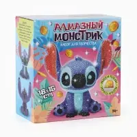Алмазная мозаика на фигурке &laquo;Монстрик&raquo;, полное заполнение