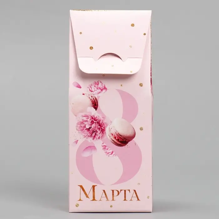 Коробка складная «8 марта», 5.7 х 14.5 х 3.5 см Коробка складная «8 марта», 5.7 х 14.5 х 3.5 см