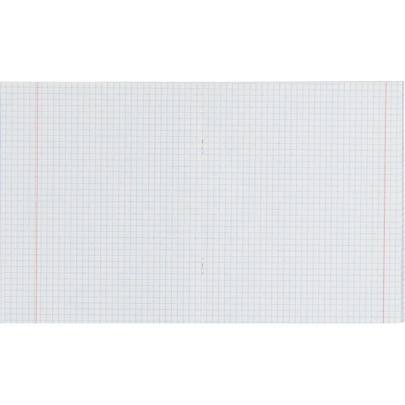 Бизнес-тетрадь Цветы А5 48л, клетка, обл. мел. картон, скрепка,белый