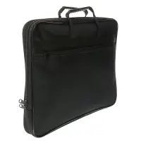 Папка с ручками текстильная А4, Calligrata &laquo;Офис&raquo;, для бумаг, для офиса, 365&times;290&times;30 мм, 1Ш41, черная