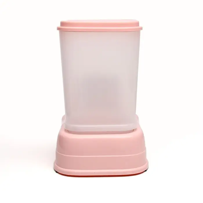 Автокормушка 1.5 л, 23.5&times;16&times;24 см, розовая