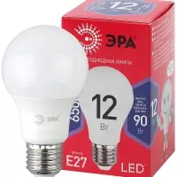 Лампа светодиодная LED 12 Вт 960Лм 6500К груша холодный E27 220-240В LED A60-12W-865-E27 Red Line