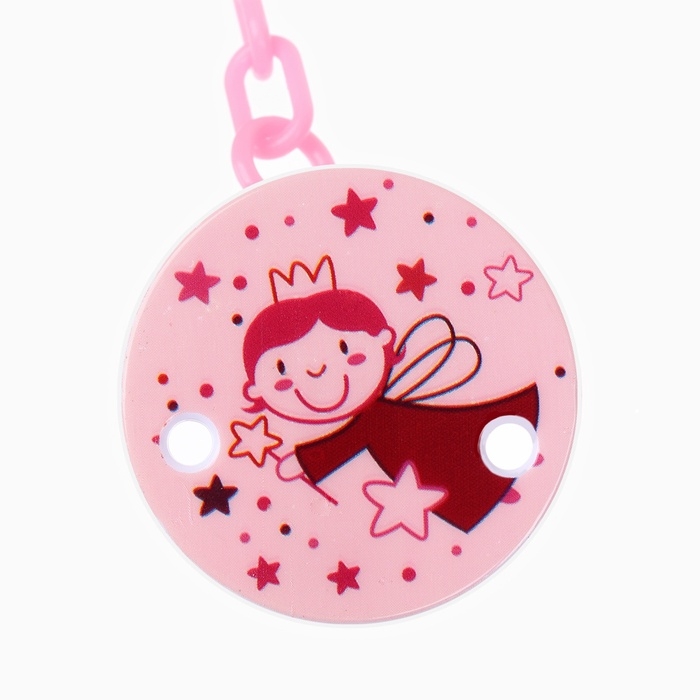 Пустышка ортодонт., с колпачком и держателем, от 0 мес., цвет Фиолет / Роз Пустышка ортодонт., с колпачком и держателем, от 0 мес., цвет Фиолет / Роз