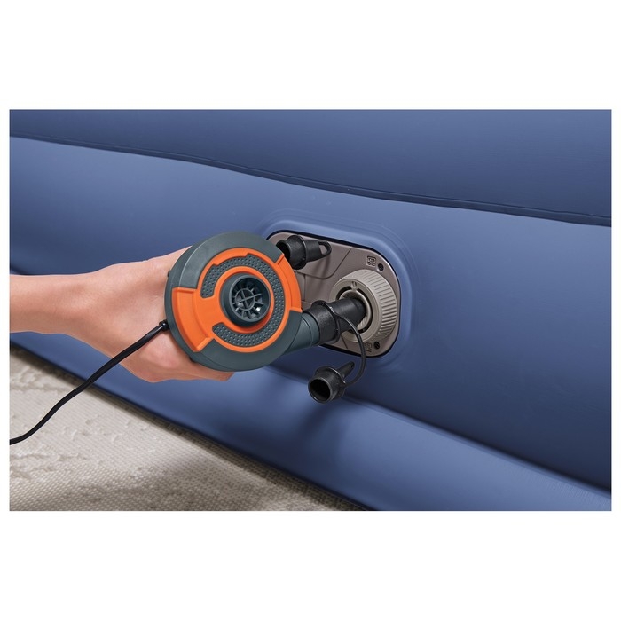 Кровать надувная King 203 x 193 x 56 см со встроенным электронасосом 67692 Кровать надувная King 203 x 193 x 56 см со встроенным электронасосом 67692