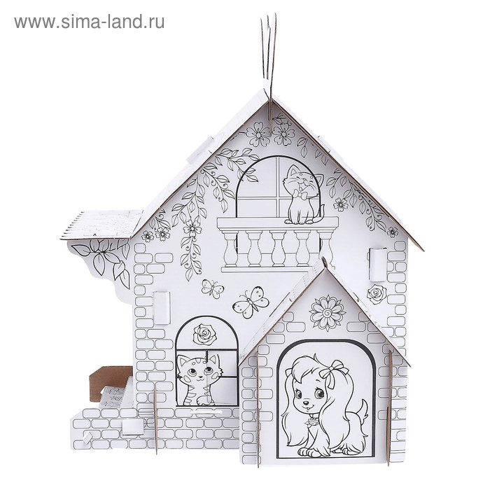 Домик-раскраска «Сказочные принцессы» Домик-раскраска «Сказочные принцессы»