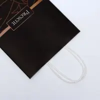 Пакет подарочный крафтовый Present 18×8×25 см, 120 г/м²