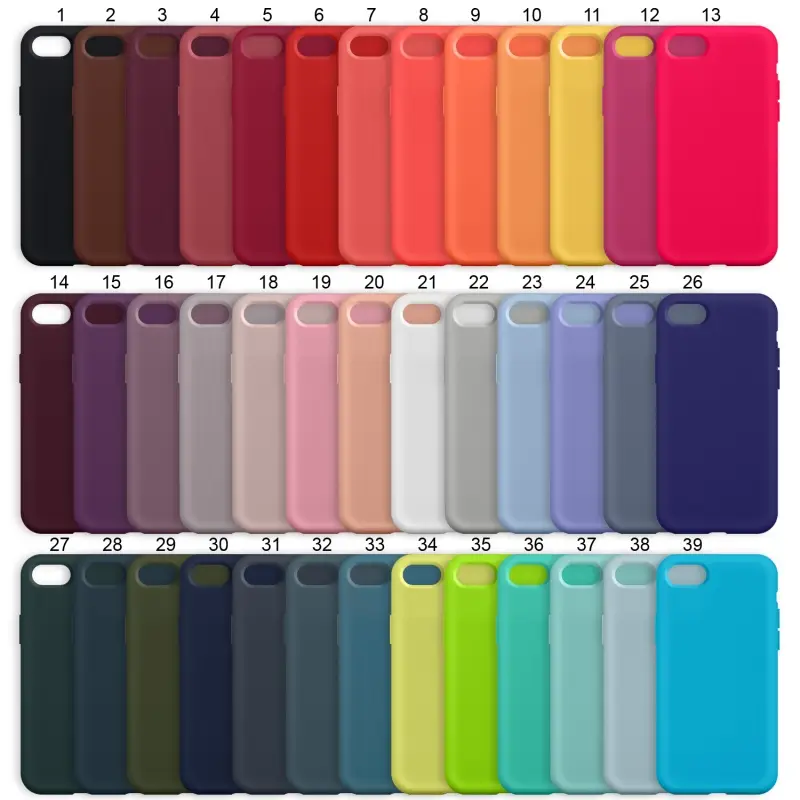 Чехол для iPhone 7/8/SE (2020) Silicone Сase APL WS (без лого) без возврата и обмена