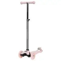 Самокат GRAFFITI Baby, колёса световые PU 120/70 мм, ABEC 7, розовый