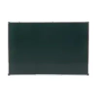 Доска магнитно-меловая Calligrata, 100&times;150 см, зеленая, с полочкой, в алюминиевой рамке