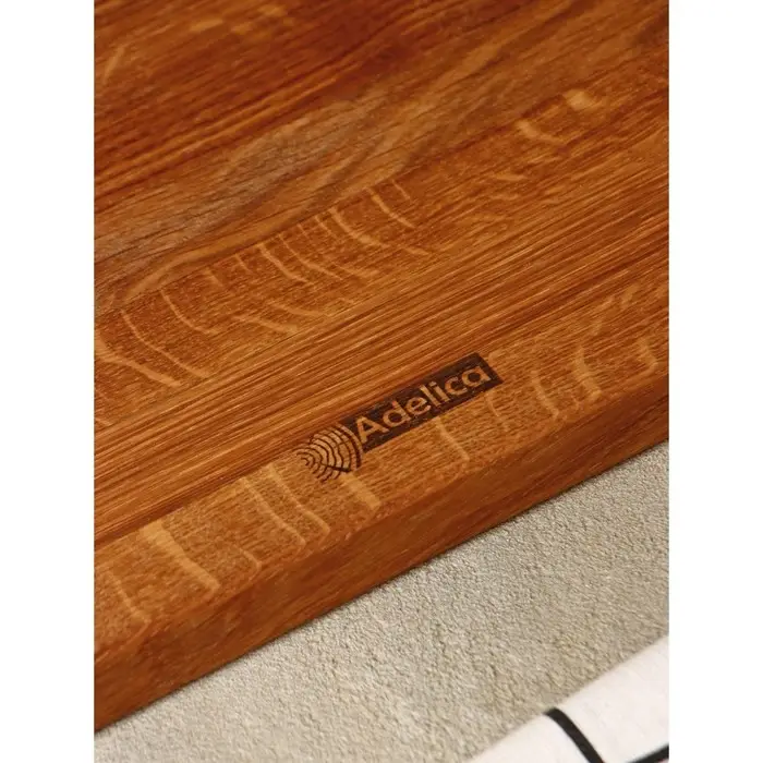 Блюдо - поднос деревянный для сервировки и подачи Adelica &laquo;Арно&raquo;, 25&times;18&times;1.7 см, дуб