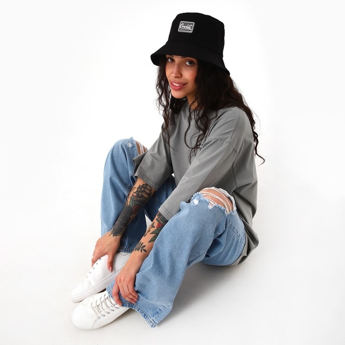 Панама Overhat, чёрная, р-р 56