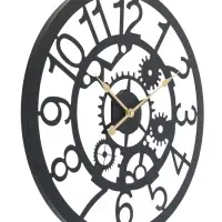 Часы настенные интерьерные &laquo;Дайс&raquo;, серия: Лофт, металл, бесшумные, плавный ход, d=60 см, от батарейки 1&times;АА