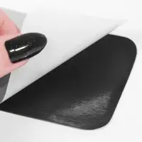 Заплатки для одежды, 10 × 7,5 см, клеевые, пара, цвет чёрный