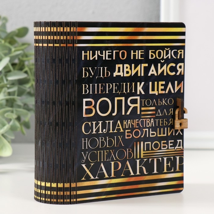 Шкатулка-книга  Шкатулка-книга "Двигайся к цели" 14х12х5 см