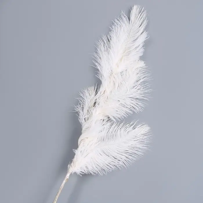 Декор из перьев &laquo;Фонтан&raquo; на ножке, высота &mdash; 58 см