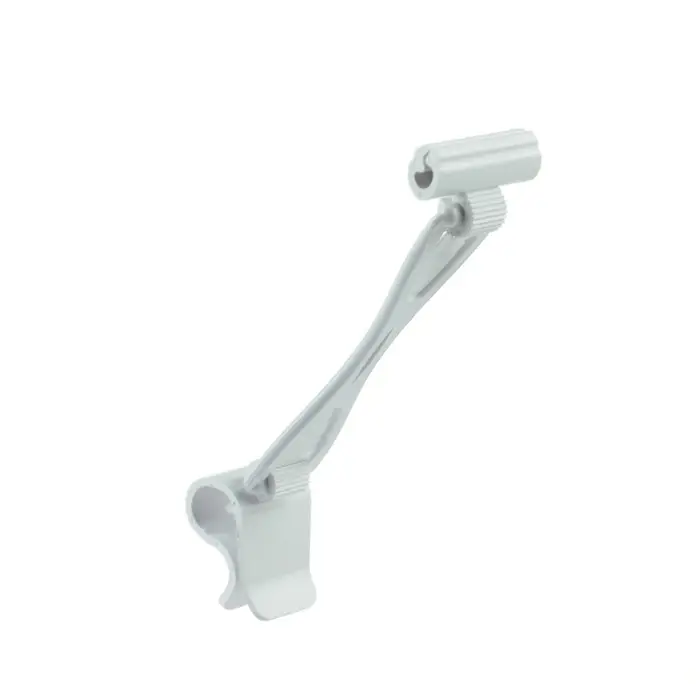 Ценникодержатель «Дели» с зажимом для гастроёмкостей, 3×2,3×4 см, цвет белый