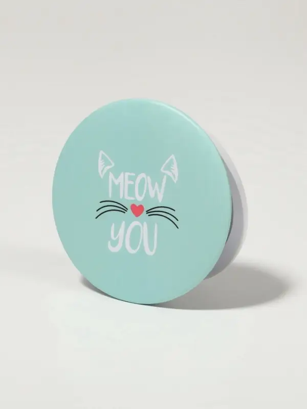 Зеркало складное &laquo;Кис-кис&raquo;, d=7.5 см, МИКС