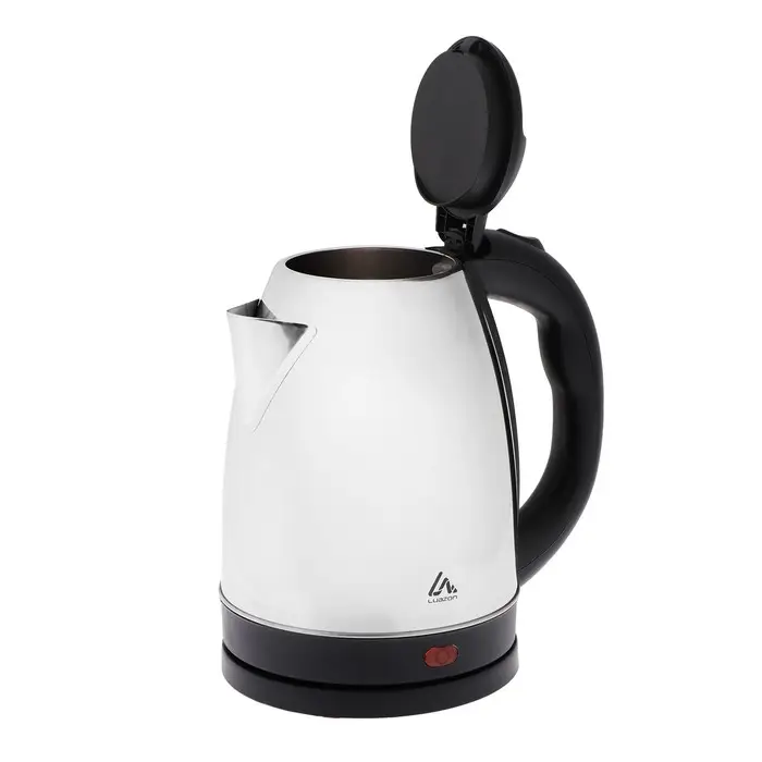 Чайник электрический Luazon LSK-1805, металл, 1.8 л, 1500 Вт, серебристый