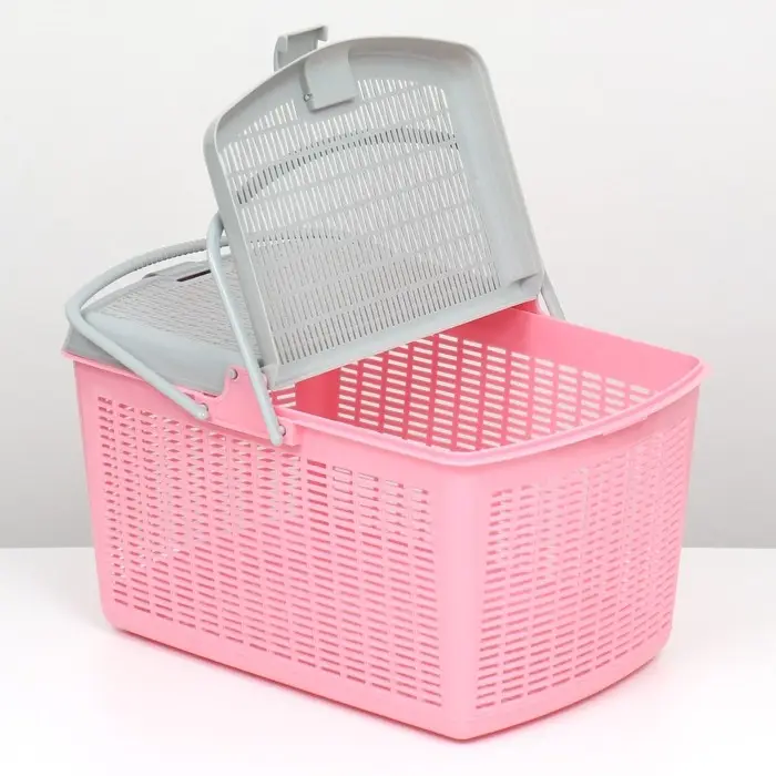 Корзина 47х36х27,5 см, нежно розовый Корзина 47х36х27,5 см, нежно розовый