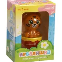 Игрушка детская, неваляшка &laquo;Тигрёнок&raquo;, оранжевый