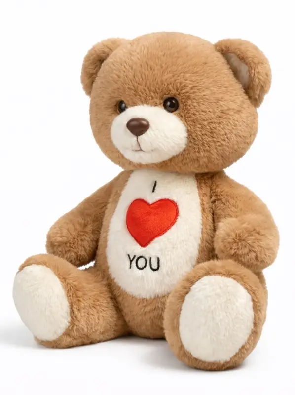 Мягкая игрушка "Мишка. Я люблю тебя" 25 см