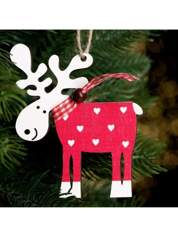 Елочная игрушка Лесная мастерская &laquo;Смешной олень&raquo;, МИКС