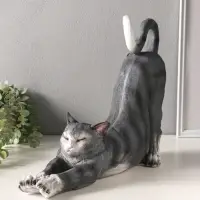 Копилка полистоун "Кот потягивается" 33х36 см