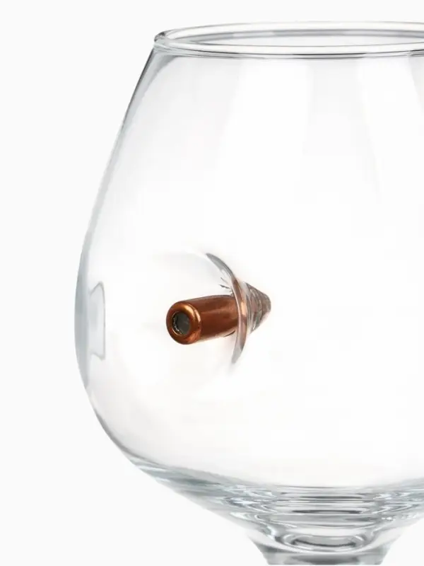 Бокал для коньяка с пулей &laquo;Непробиваемый&raquo;, 395 мл