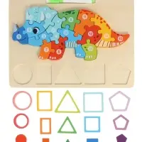 Деревянный 3D- пазл для малышей
