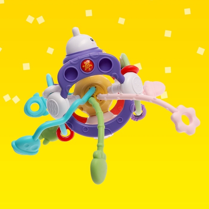 Развивающая игрушка «Кролик», с тянучками Развивающая игрушка «Кролик», с тянучками