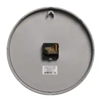 Часы настенные интерьерные, бесшумные, плавный ход, d=30.5 см, серые