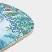 Доска разделочная сувенирная Дарим Красиво «С Новым годом! Семейного тепла», дерево, 28×18×0.6 см, разноцветная