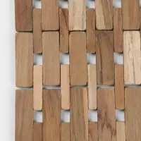 Коврик из тикового дерева, 40&times;30&times;0.7 см