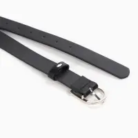 Ремень женский, 1 прокол, металл пряжка, 2.8&times;105 см, чёрный