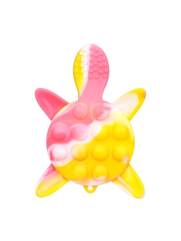 Прорезыватель силиконовый для зубов с погремушкой Крошка Я «Черепаха», розовый Прорезыватель силиконовый для зубов с погремушкой Крошка Я «Черепаха», розовый