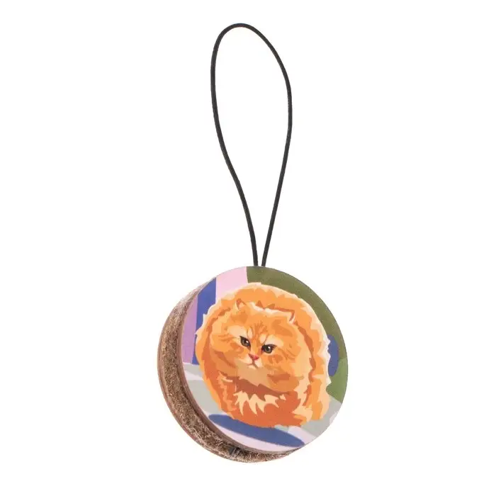 Подвеска автомобильная Grand Caratt Летающий кот, дерево, войлок Подвеска автомобильная Grand Caratt Летающий кот, дерево, войлок