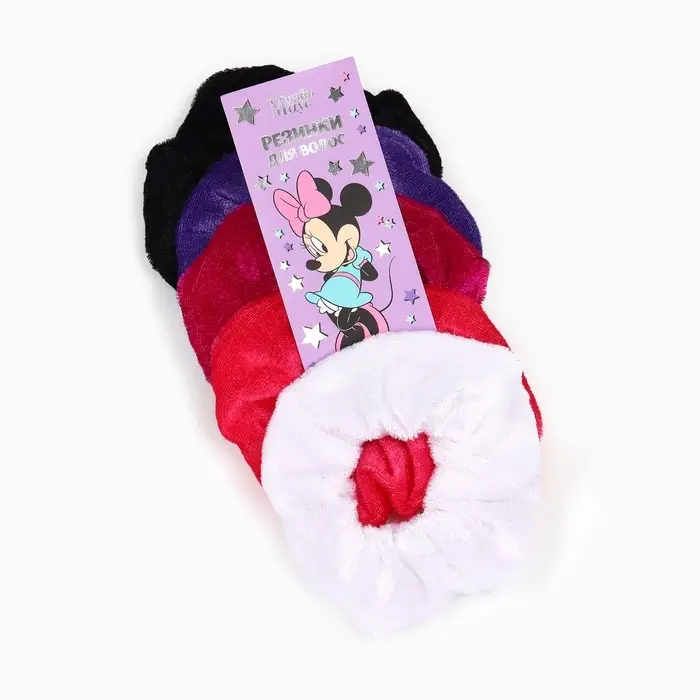 Резинка для волос 9 см, Минни Маус МИКС Резинка для волос 9 см, Минни Маус МИКС