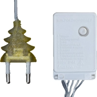 Гирлянда светодиодная Бахрома 1.8 х 0.5 м , IP20, 48 LED,желт,8реж, 3556833