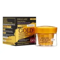 Крем для лица ночной Delicare Gold, 60+, 50 мл