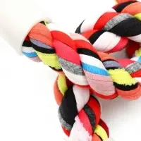 Игрушка тренировочная канатная "3 кольца", до 36 см, до 120 г