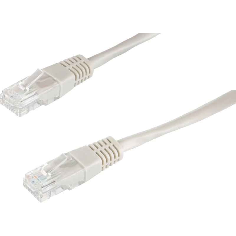 Патч-корд BigTech OPCC002 UTP CCA кат.5e/1м/литой/многожильный (серый)