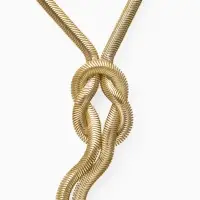 Кулон &laquo;Галстук узел&raquo;, цвет золото