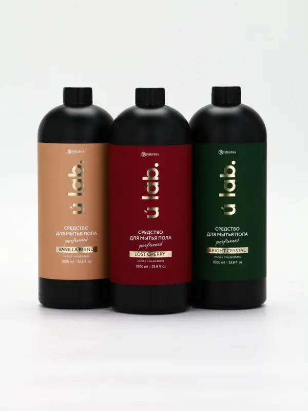 Средство для мытья пола парфюмированное, аромат Bright crystal, 1000 мл, ULAB