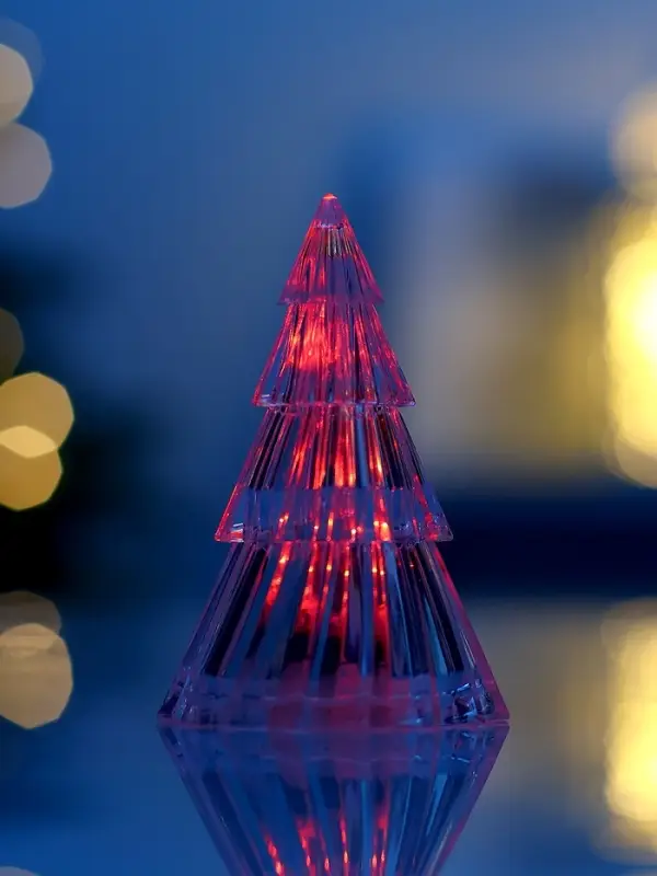 Световая фигура  Световая фигура "Елочка", 9 см, 1 LED, LR44x3, RGB